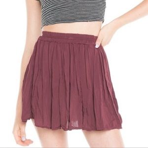 Maroon Skirt