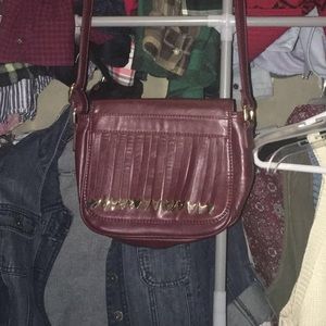 Aldo Burgundy/Wine Crossbody Bag