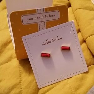 Stella and dot stud earrings