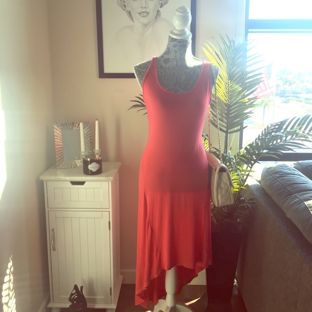 Coral summer dress!