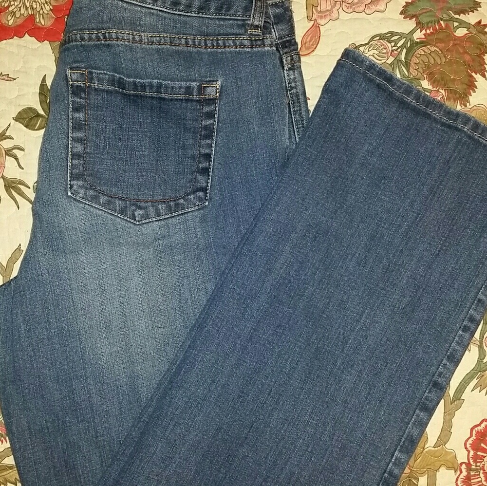CHRISTOPHER & BANKS stretch JEANS Sz 10 Avg