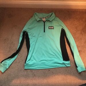 Pink pull over! Mint green