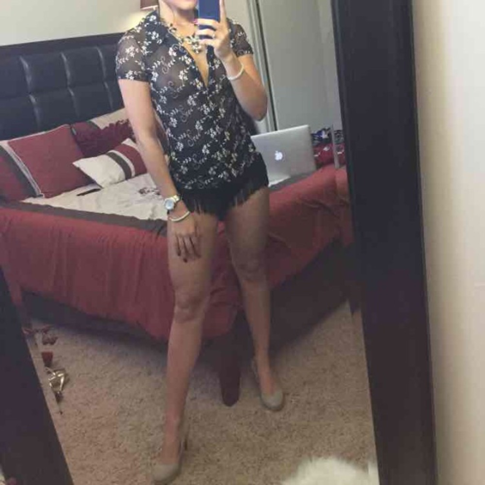 Jubilation embroidered top