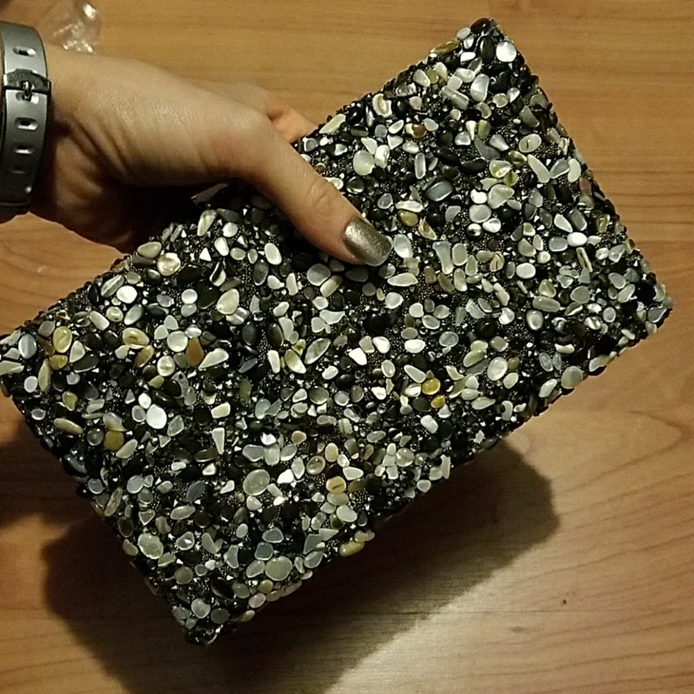 Stoned Clutch Purse NWT