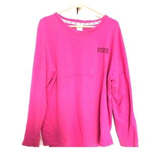 Oversized Victoria's Secret PINK crewneck shirt