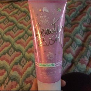 6.7 fl oz VS PINK glittery lotion