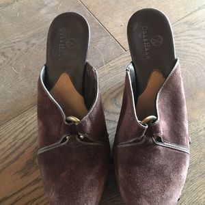 Brown suede ColeHaan sandals