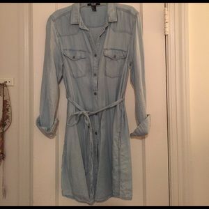 Forever 21 chambray shirt dress