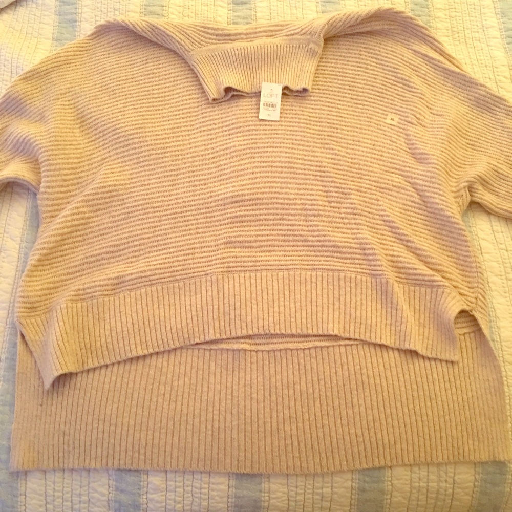 XL LOFT high low sweater. NWT
