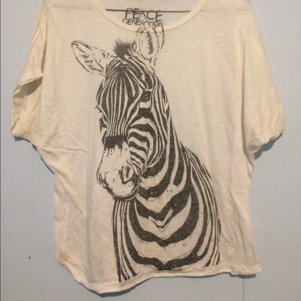 Zebra Crop Top