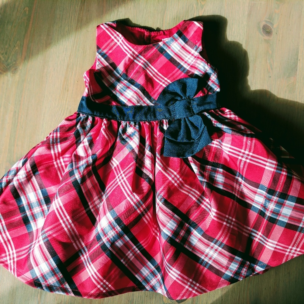 Red and Black Fancy Baby Dress