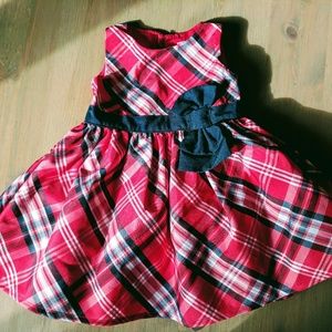 Red and Black Fancy Baby Dress
