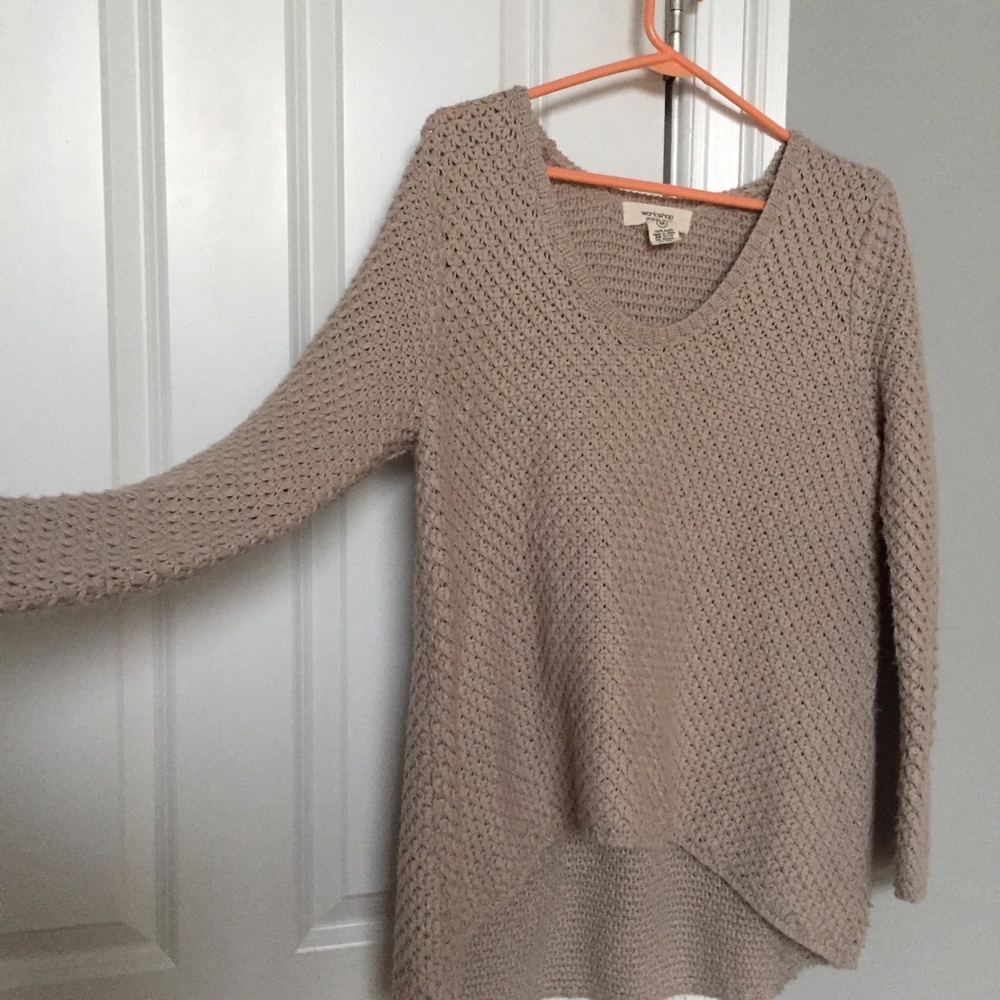 Neutral oversized sweater