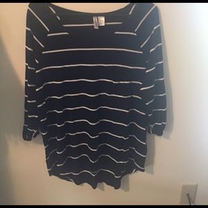 High low 3/4 inch sleeve