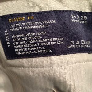3 pair jeans (2 Lee Brand), 1 pair Stafford pants