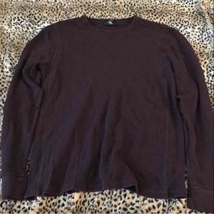 Calvin Klein purple sweater