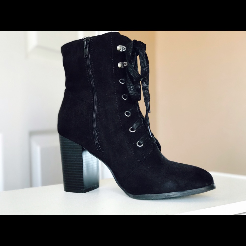High Rise Ankle Bootie