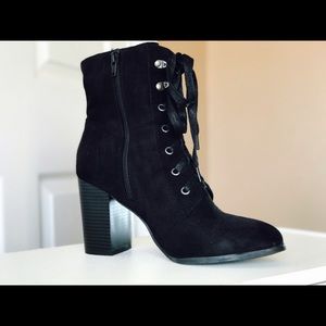 High Rise Ankle Bootie