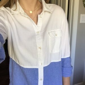Urban Outfitters BDG Button Down Color Block Shirt