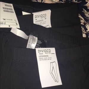 Black Jersey Leggings