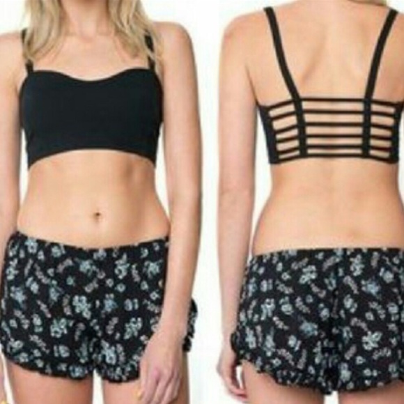 Brandy Melville Other - BRANDY MELVILLE black cage bra