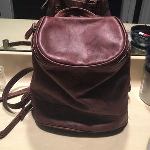 Leather Frye Backpack purse