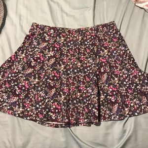 American Eagle floral skater skirt