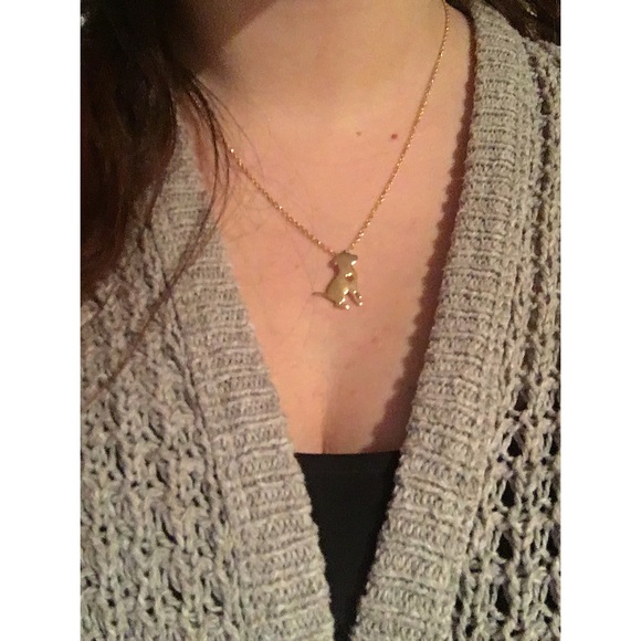 14k Gold Dog Lover Necklace - Picture 2 of 3