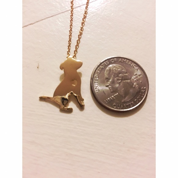 14k Gold Dog Lover Necklace - Picture 3 of 3