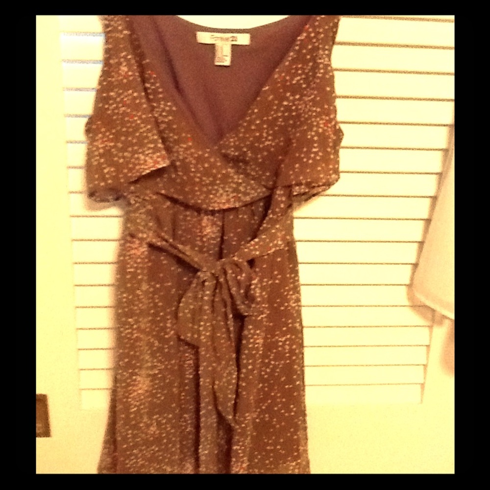 Forever21 tie- waist dress