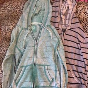 Zumiez Nollie zip up hoodies bundle