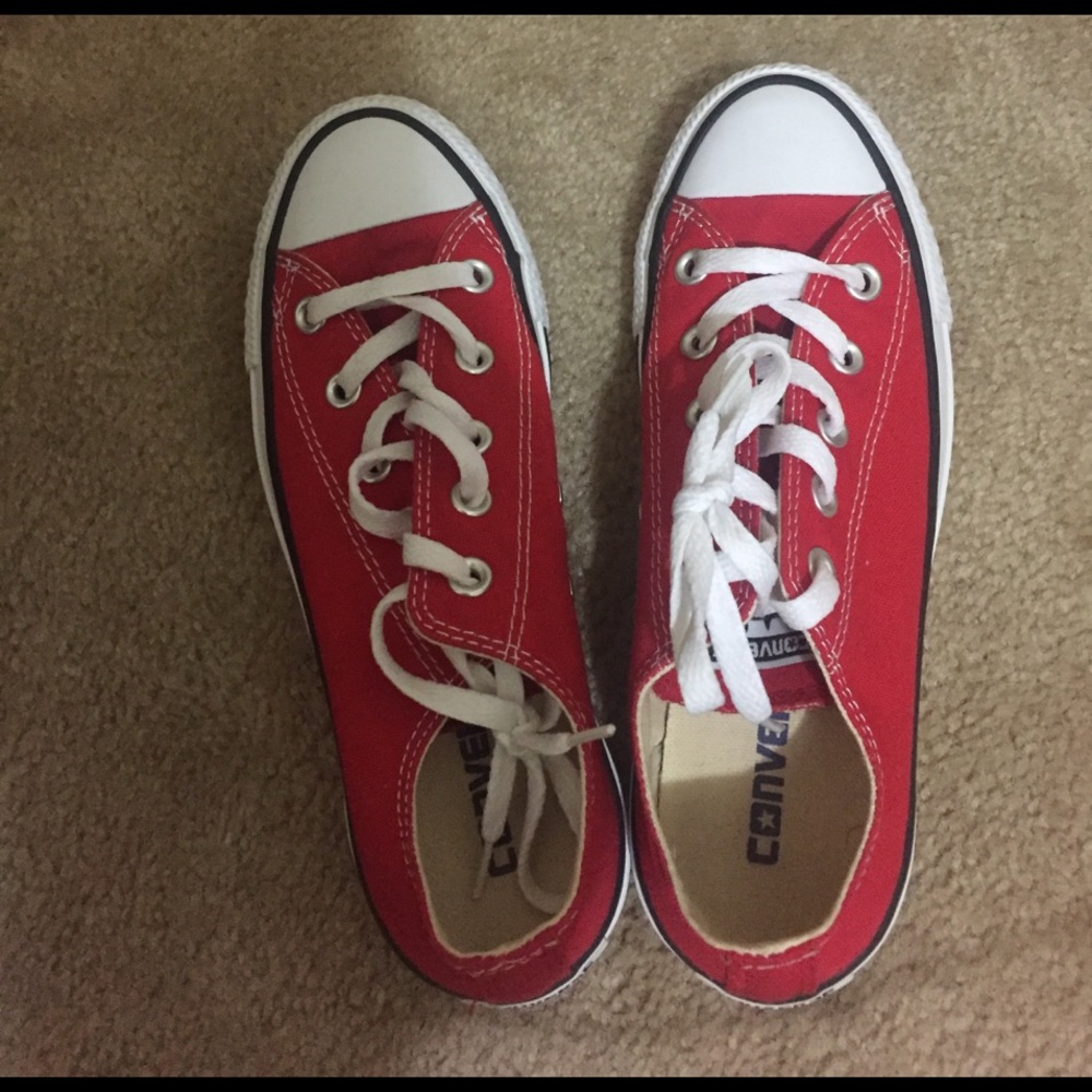 Red converse