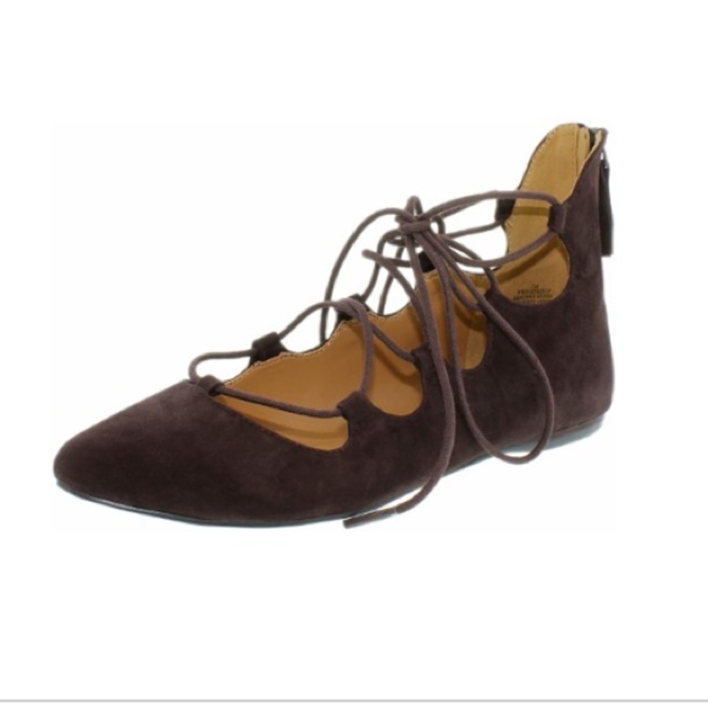 NEW Nine West lace up flats