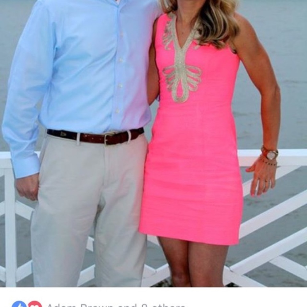 Lilly Pulitzer Hot Pink Shift