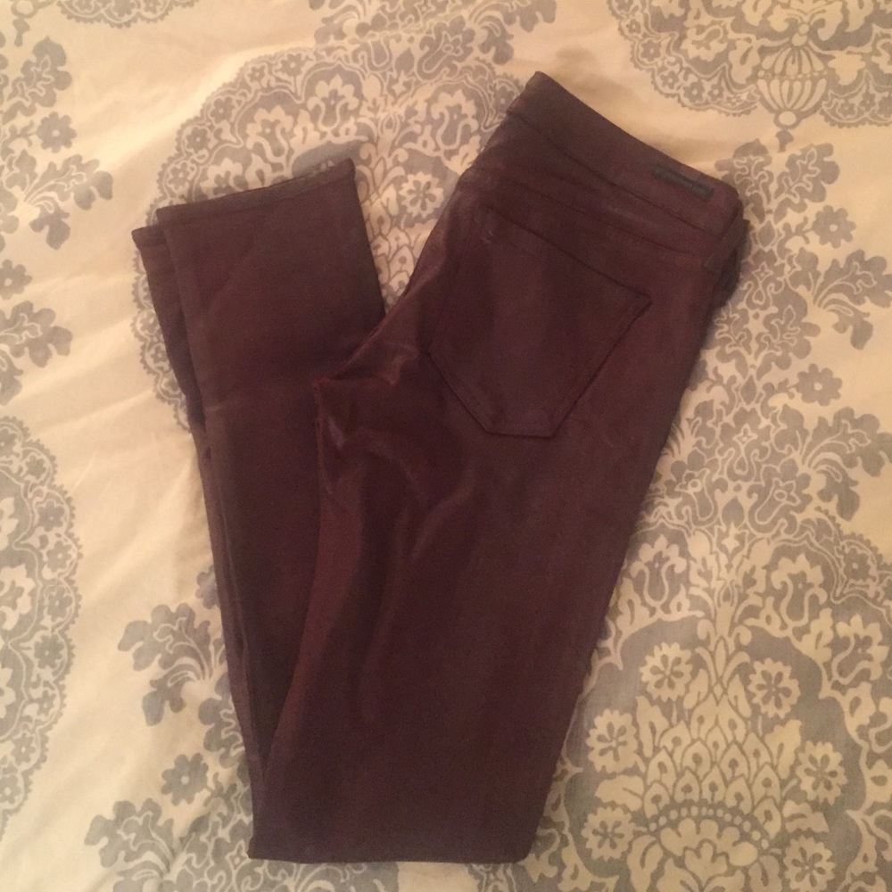 Burgundy Waxed citizens of humanity jeans