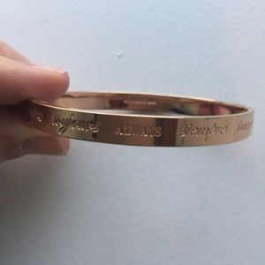 Stella & Dot Rose Gold Inspiration Always Bangle
