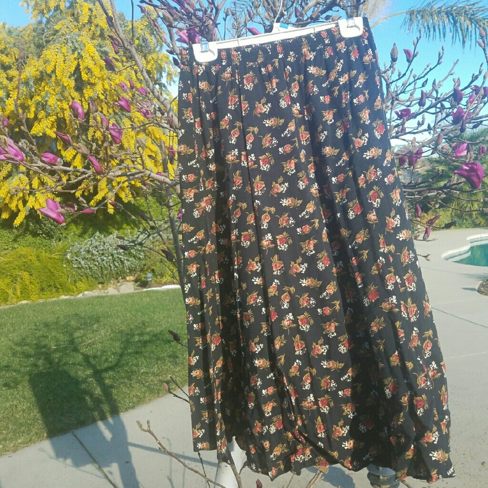 Vintage Floral Skirt