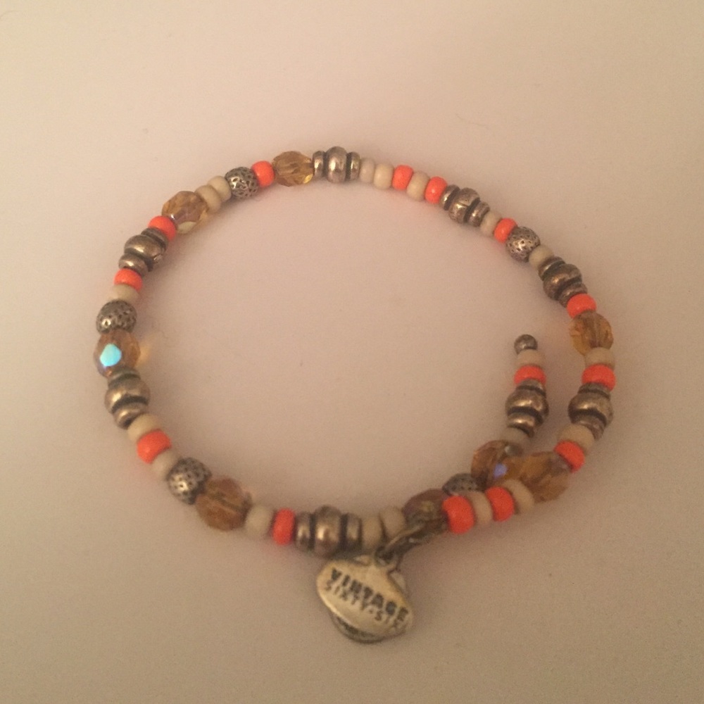 Alex and Ani multicolor beaded bracelet