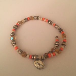 Alex and Ani multicolor beaded bracelet