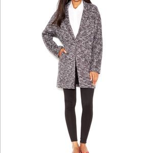 Black and grey marled coat !