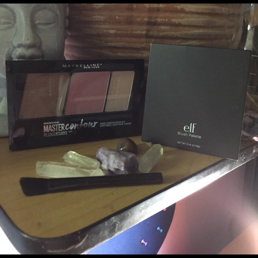 ELF and Maybelline Blush and Contour Palettes
