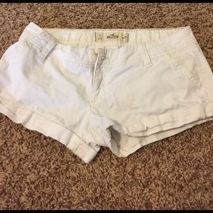 Hollister White Shorts
