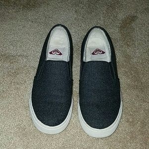 Roxy Juno Faux Fur Lined Flats