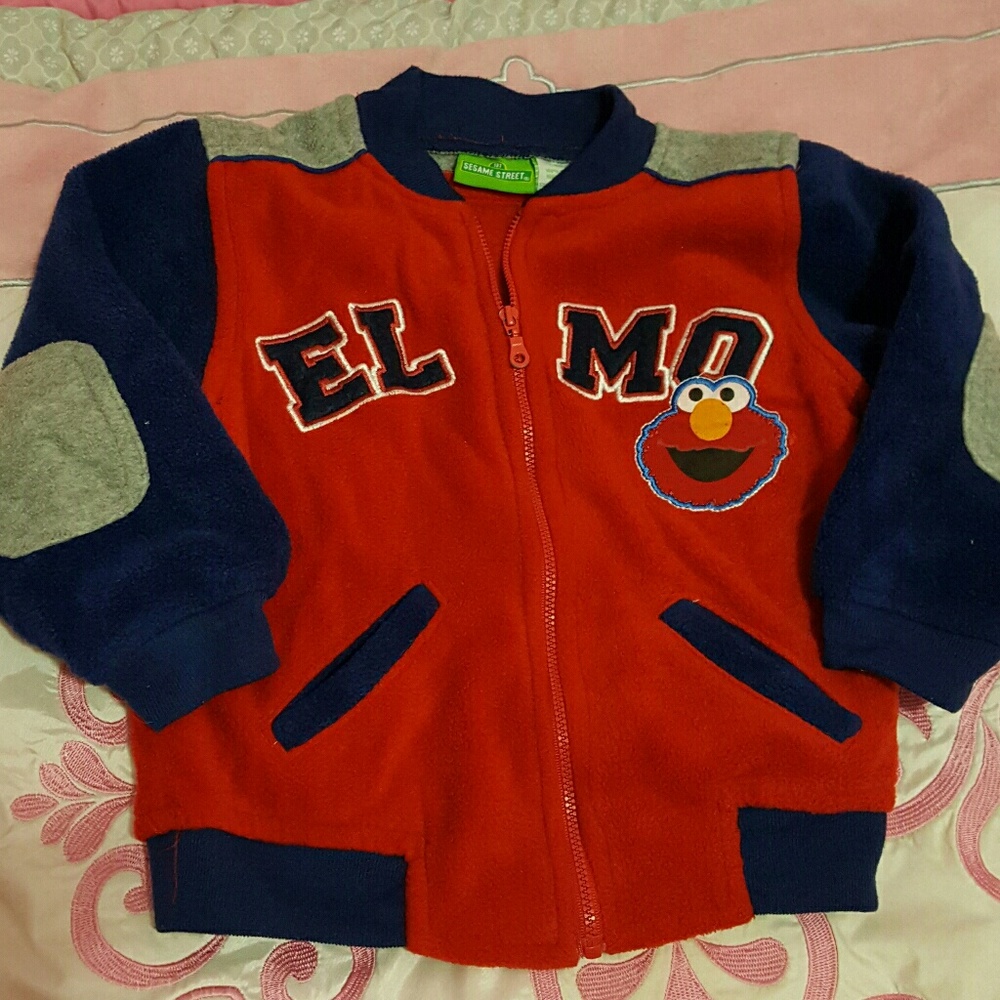 Cute soft Elmo sweater jacket