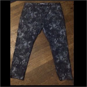 Rose Denim Straight Leg Jeans