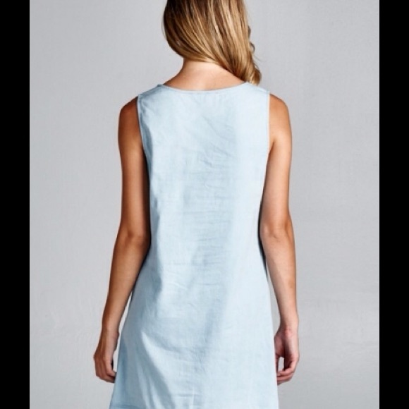 Last chance HP3/20!!!🎉Denim Shift Dress - Picture 3 of 5