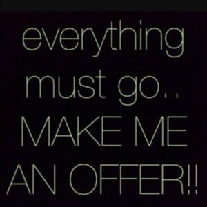 Clearing closet sale