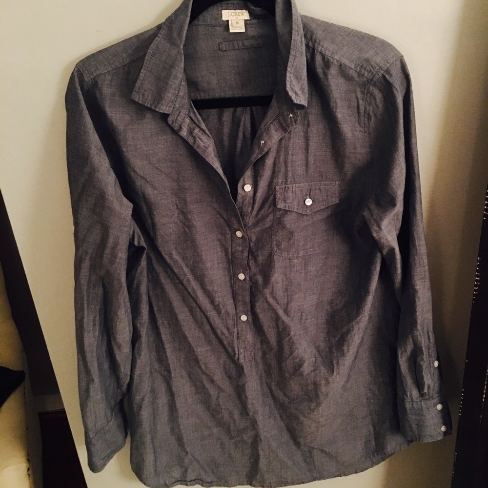 J.Crew causal jean top