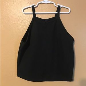 Black crop top