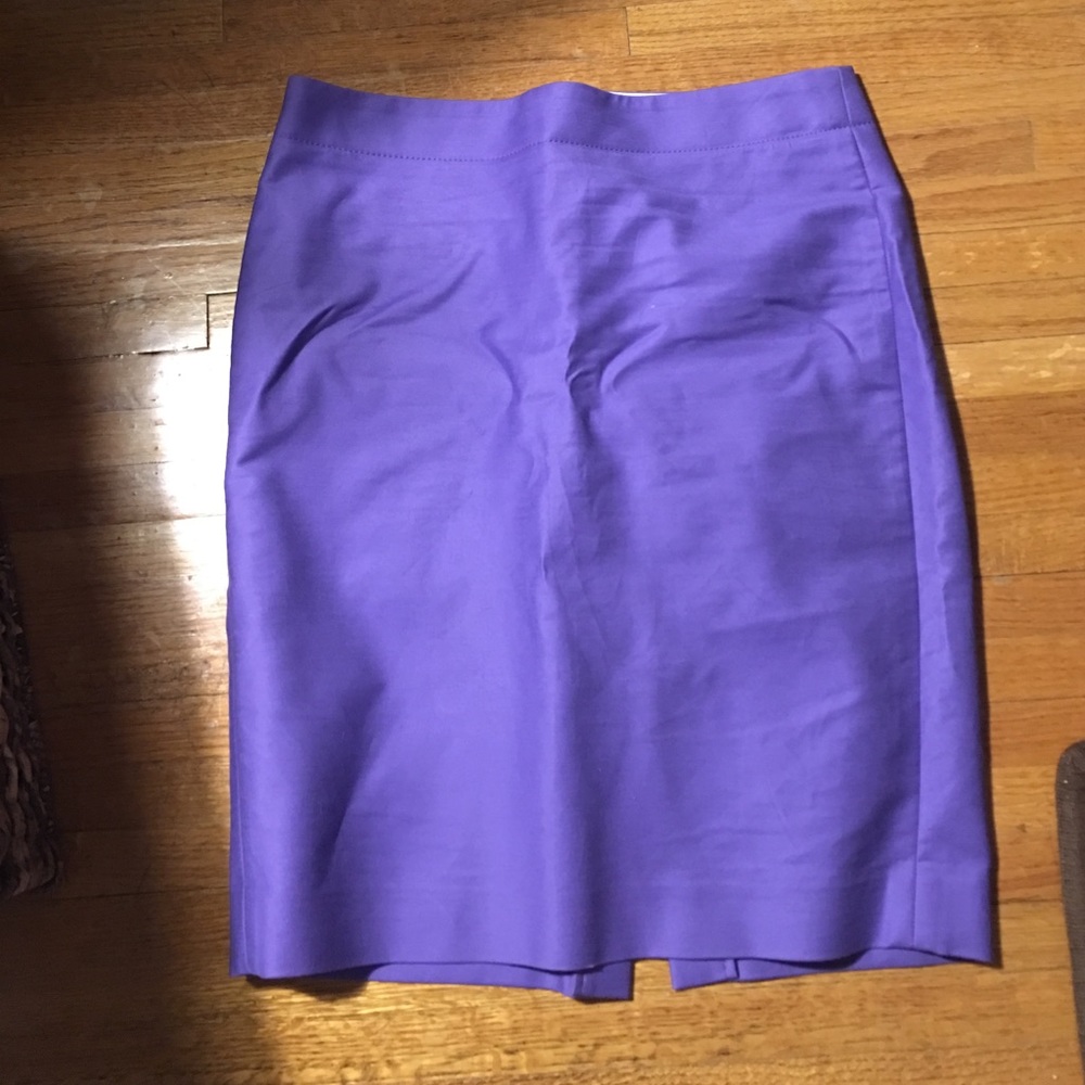 J. Crew No. 2 Pencil Skirt • Purple